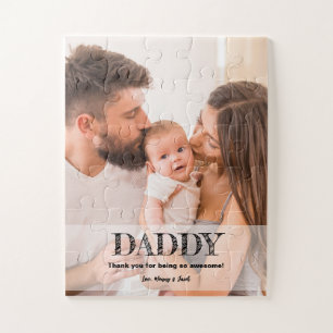 Puzzle Première Fête des pères Custom Photo Cadeau Pads j