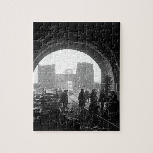 Puzzle Premiers hommes de l'armée américaine Et image (Vertical)