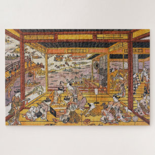 Puzzle Prendre la fraîcheur du soir par le pont Ryōgoku