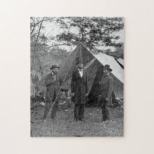 Puzzle Président Lincoln à Antietam Maryland Guerre de Sé