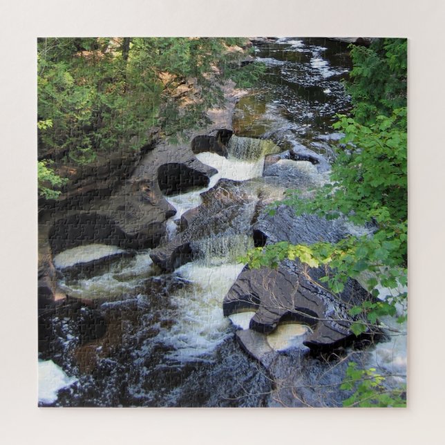 Puzzle Presque Isle River - Michigan - 20x20 - 676 pc (Vertical)