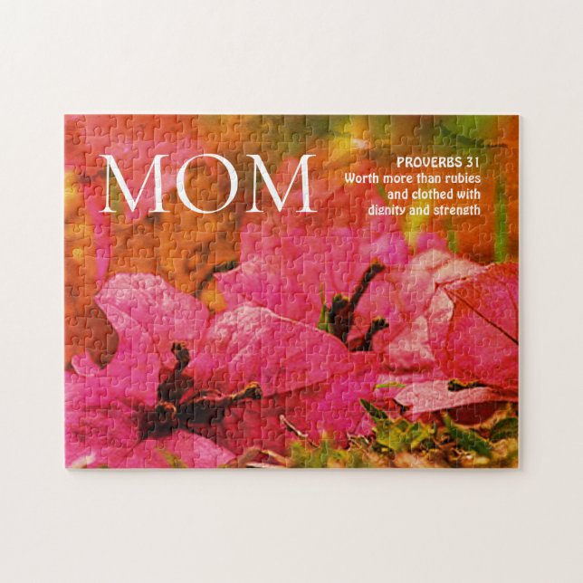 Puzzle Pretty Floral Maman Proverbs 31 (Horizontal)