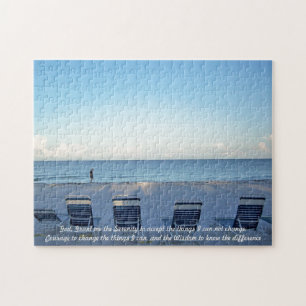 Puzzle Prière pour la sérénité - lever du soleil