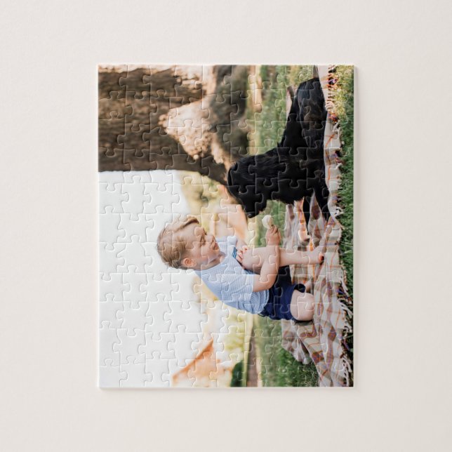 Puzzle Prince George avec chien (Vertical)