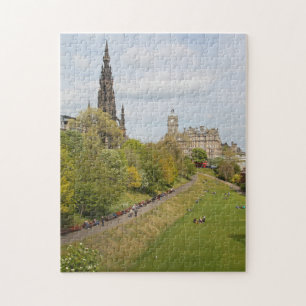 Puzzle Princes Street Gardens, Édimbourg, Écosse
