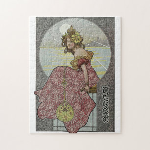Puzzle Princess Hyacinth by Alphonse Mucha