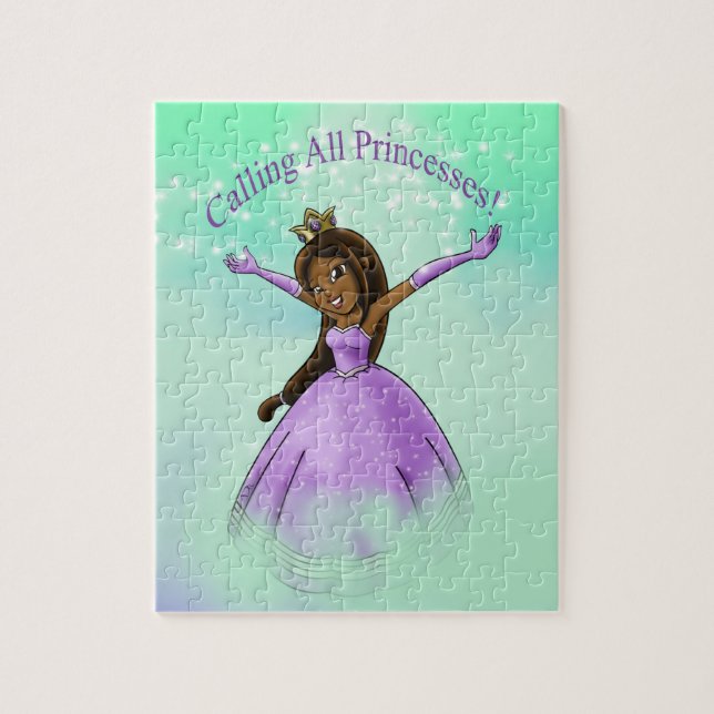 Puzzle Princesse afro-américaine (Vertical)