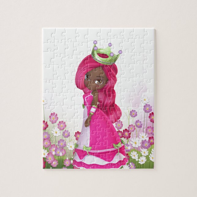 Puzzle Princesse d'Afro-américain (Vertical)