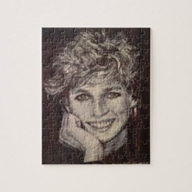 PUZZLE PRINCESSE DIANA INK PEN PORTRAIT (Vertical)