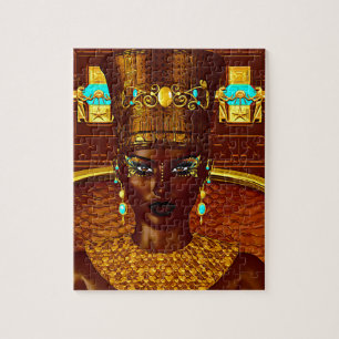Puzzle Princesse égyptienne noire en notre art numériqu