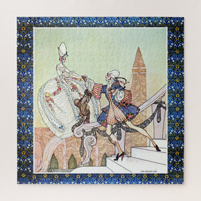Puzzle princesse volante et prince choqué Kay Nielsen (Vertical)