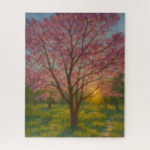 Puzzle Printemps Éveil - Paysage de l'arbre florissant