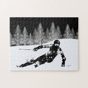 Puzzle Pro Skier, Ski Snowboard