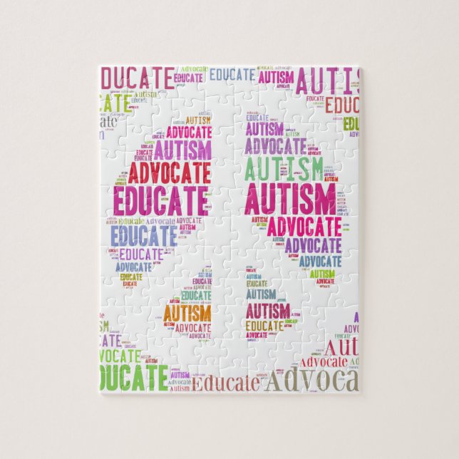 Puzzle Produits de pêche de sensibilisation sur l'autisme (Vertical)