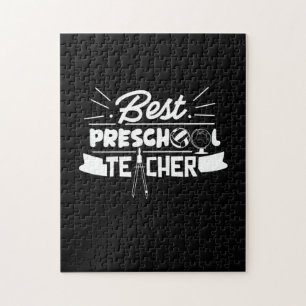 Puzzle Professeur Cadeaux Meilleur enseignant préscolai