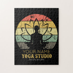 Puzzle Professeur de fitness en studio de yoga personnali