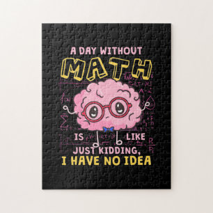 Puzzle Professeur de mathématiques par jour sans mathémat