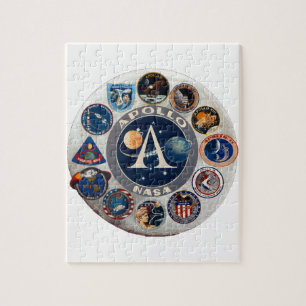 Puzzle Projet Apollo : Le logo composé