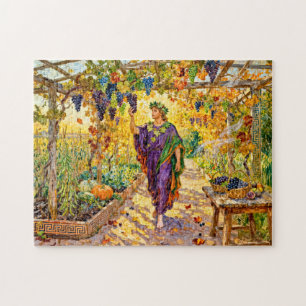 Puzzle Promenade dans le vignoble du dieu grec Dionysos