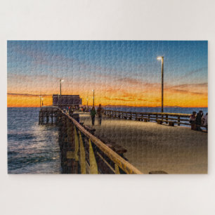Puzzle Promenade du soir sur la jetée de Balboa