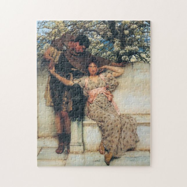 Puzzle Promesse du printemps (par Lawrence Alma-Tadema) (Vertical)