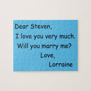 Puzzle Proposition de Mariage aimant