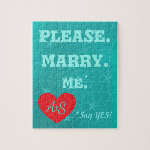 Puzzle Proposition de mariage personnalisée s'il vous pla