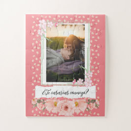Puzzle Propuesta de matrimonio personalizada