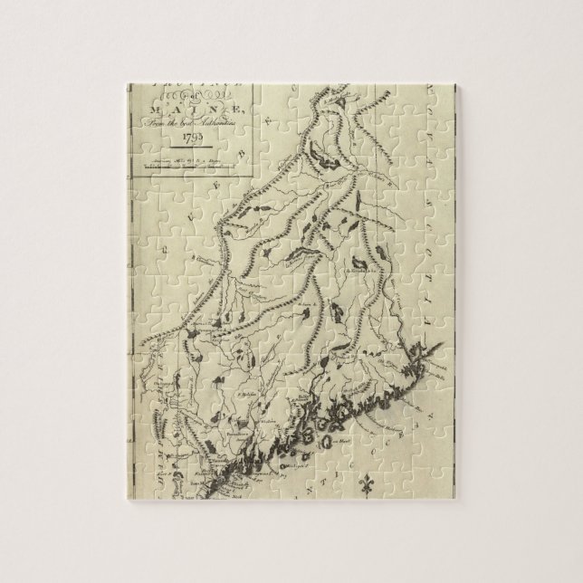 Puzzle Province du Maine (Vertical)