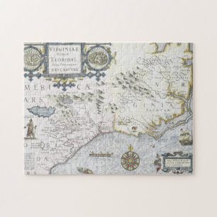 Puzzle Provinciarum 3 d'article et de Floridae Americae