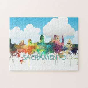 PUZZLE PS D'HORIZON DE SACRAMENTO, LA CALIFORNIE -
