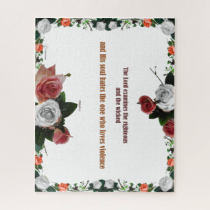 Puzzle Psalm 11:5, No Violence