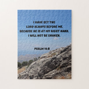 Puzzle Psaume 16 Verse Bible Je Ne Serai Pas Réveillé