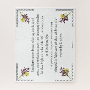 Puzzle Psaume 1:1-3, Béni est celui qui