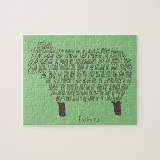 Puzzle Psaume 23 Verse de la Bible