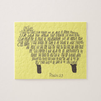 Puzzle Psaume 23 Verse de la Bible