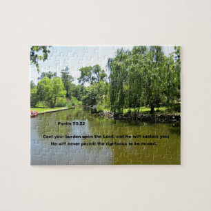 Puzzle Psaume 55:22 Posez votre fardeau sur le Seigneur..