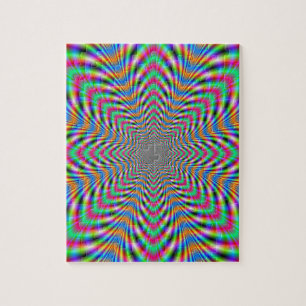 Puzzle psychédélique étoile
