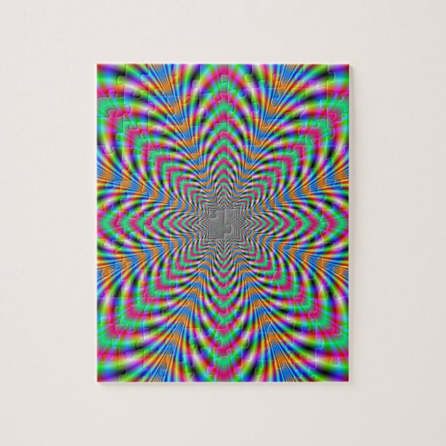 Puzzle psychédélique étoile (Vertical)