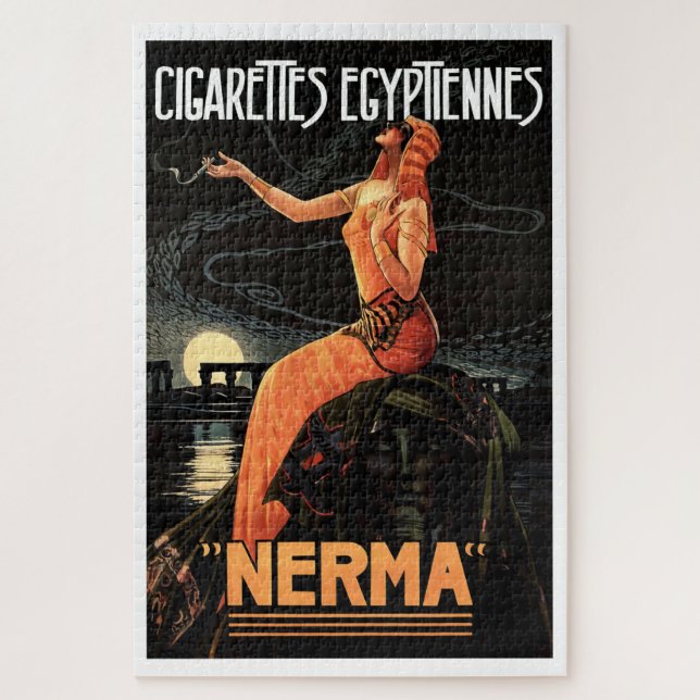 Puzzle Publicité égyptienne Art Déco vintage (Vertical)