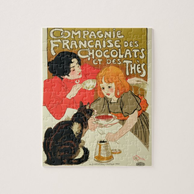 Puzzle Publicité par affichage French Company de chocolat (Vertical)
