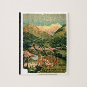 Puzzle Publicité pour "Allevard Les Bains", Isere (col