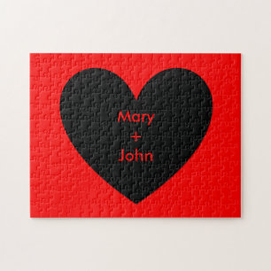 Puzzle Puffy Heart
