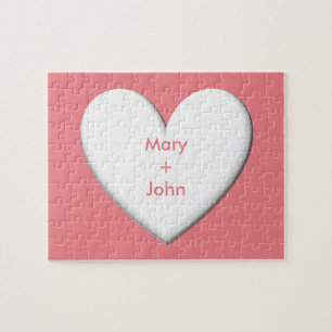 Puzzle Puffy Heart