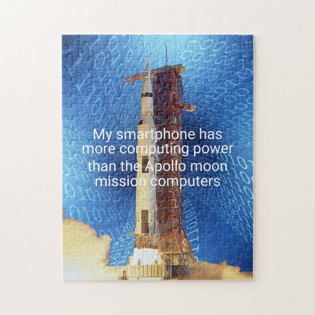 Puzzle Puissance informatique Apollo 11 (Vertical)