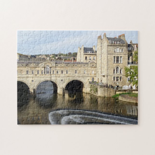 Puzzle Pulteney Bridge et River Avon, Bath, Angleterre (Horizontal)