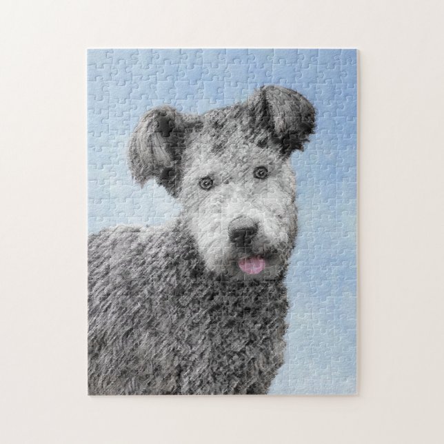 Puzzle Pumi Peinture - Cute Original Chien Art (Vertical)