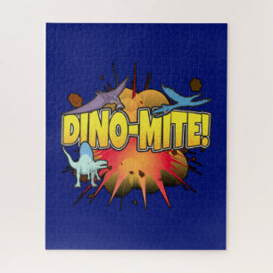 Puzzle Pun Dino-mite Dinosaure Lover Dynamite