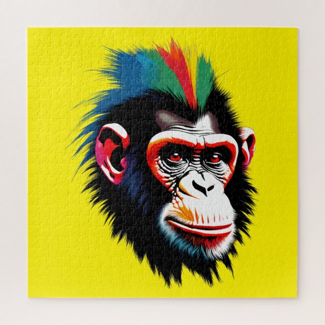 Puzzle Punk Chimp (Vertical)