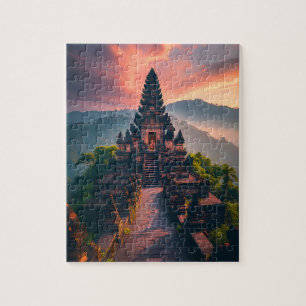 Puzzle Pura Senja Bali - “Temple de Bali au coucher du so